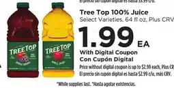 Food 4 Less Tree Top 100% Juice offer