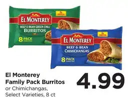 Food 4 Less El Monterey Family Pack Burritos Chimichangas offer