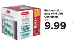 Food 4 Less Rubbermaid Easy Find Lids Containers offer
