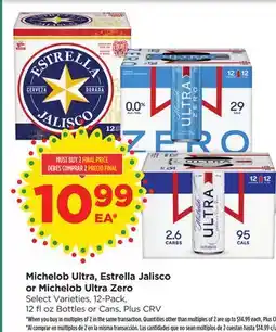 Food 4 Less Michelob Ultra, Estrella Jalisco or Michelob Ultra Zero offer