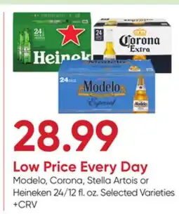 Stater Bros Modelo, Corona, Stella Artois or Heineken offer