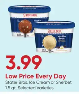 Stater Bros Stater Bros. Ice Cream or Sherbet offer