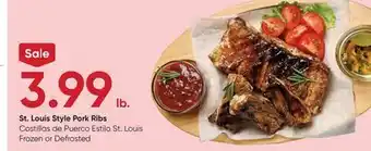Stater Bros St. Louis Style Pork Ribs offer