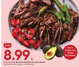 Stater Bros Beef Loin Flap Meat offer
