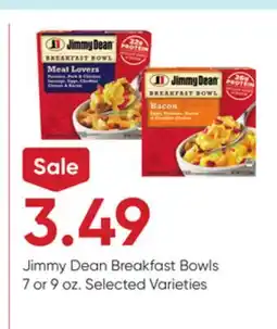 Stater Bros Jimmy Dean Breakfast Bowls offer