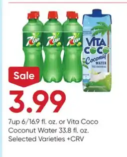 Stater Bros 7up 6/16.9 fl. oz. or Vita Coco Coconut Water 33.8 fl. oz offer