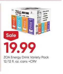 Stater Bros ZOA Energy Drink offer