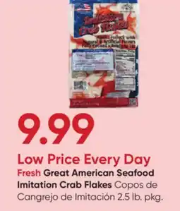 Stater Bros Great American Seafood Imitation Crab Flakes offer