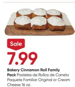 Stater Bros Bakery Cinnamon Roll Family Pack offer