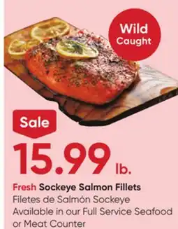 Stater Bros Sockeye Salmon Fillets offer