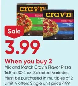 Stater Bros Crav'n Flavor Pizza offer