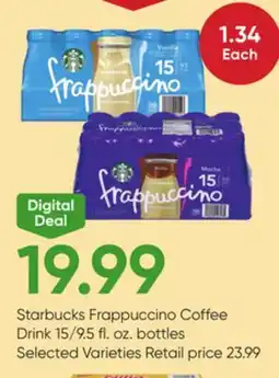 Stater Bros Starbucks Frappuccino Coffee Drink offer