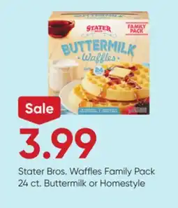 Stater Bros Stater Bros. Waffles Family Pack offer