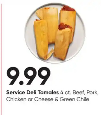 Stater Bros Service Deli Tamales offer