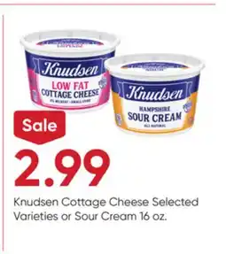 Stater Bros Knudsen Cottage Cheese offer