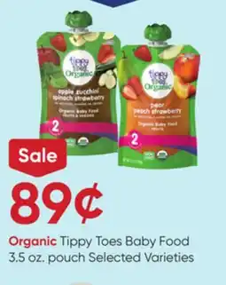 Stater Bros Organic Tippy Toes Baby Food offer