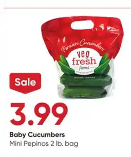 Stater Bros Baby Cucumbers offer