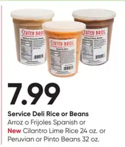 Stater Bros Service Deli Rice or Beans offer
