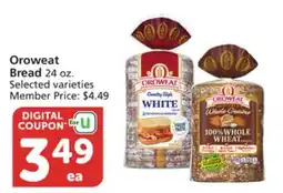 Albertsons Oroweat Bread offer