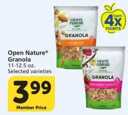 Albertsons Open Nature Granola offer
