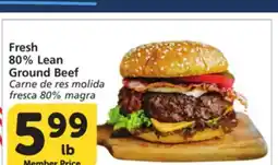 Albertsons Fresh 80% Lean Ground Beef offer
