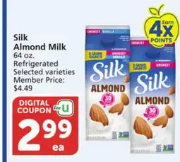 Albertsons Silk Almond Milk offer