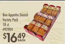 Smart & Final Bon Appetite Danish Variety Pack offer