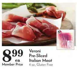 Pavilions Veroni Pre-Sliced Italian Meat offer