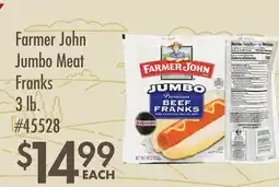 Smart & Final Farmer John Jumbo Meat Franks offer