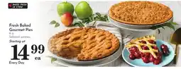 Pavilions Fresh Baked Gourmet Pies offer