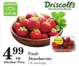 Pavilions Fresh Strawberries offer
