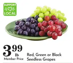 Pavilions Red, Green or Black Seedless Grapes offer