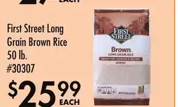 Smart & Final First Street Long Grain Brown Rice offer