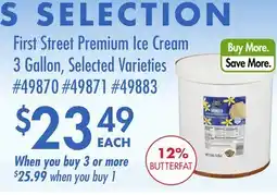 Smart & Final First Street Premium Ice Cream offer