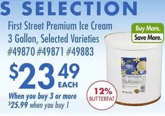 Smart & Final First Street Premium Ice Cream offer