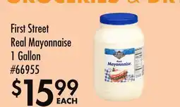 Smart & Final First Street Real Mayonnaise offer