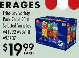Smart & Final Frito-Lay Variety Pack Chips offer