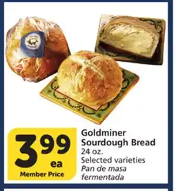 Vons Goldminer Sourdough Bread offer