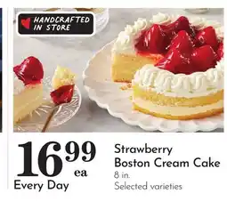 Pavilions Strawberry Boston Cream Cake offer