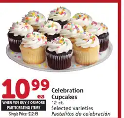 Vons Celebration Cupcakes offer