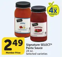 Vons Signature SELECT Pasta Sauce offer