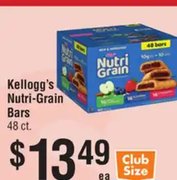Smart & Final Kellogg's Nutri-Grain Bars offer