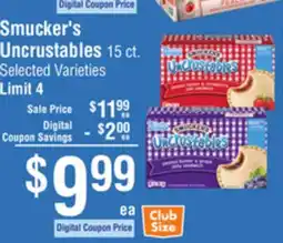 Smart & Final Smucker's Uncrustables offer