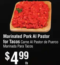 Smart & Final Marinated Pork Al Pastor for Tacos offer