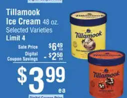 Smart & Final Tillamook Ice Cream offer