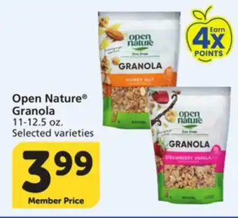 Vons Open Nature Granola offer