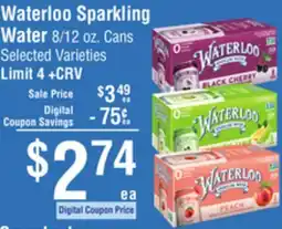 Smart & Final Waterloo Sparkling Water offer