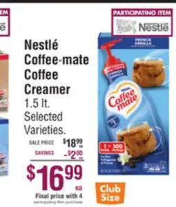 Smart & Final Nestlé Coffee-mate Coffee Creamer offer