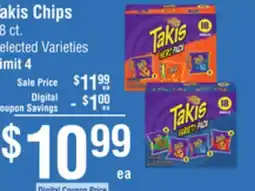 Smart & Final Takis Chips offer