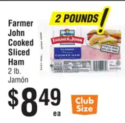 Smart & Final Farmer John Cooked Sliced Ham offer